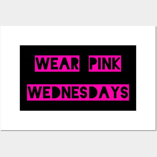 Pink Wednesdays Wall Art by CoolMomBiz